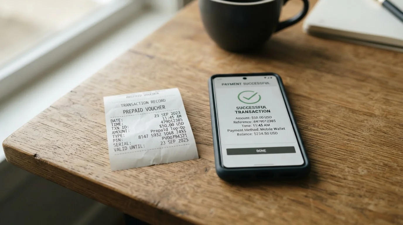 Cupón prepago alternativo y pago con móvil como opciones para depositar en el casino