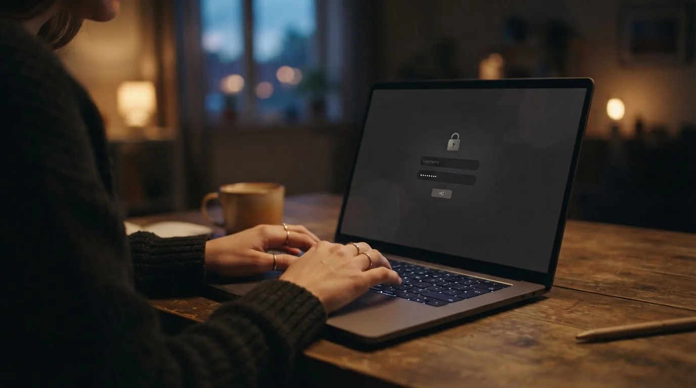 Pantalla de acceso a una cuenta de casino con aviso de cuenta bloqueada