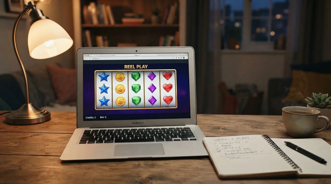 Tragaperras y presupuesto de 10 euros en un casino online